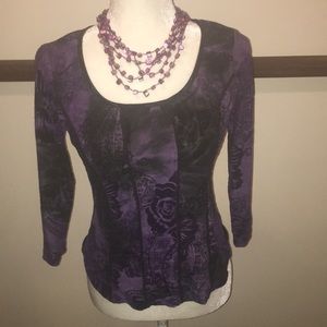 Serenade  Eggplant & Deep Purple w/ Blk Trim